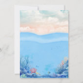 O-fish-ally One魚釣り1st誕生日招待状 招待状 (裏面)