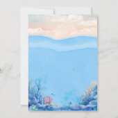 O-fish-ally One魚釣り1st誕生日招待状 招待状 (裏面)