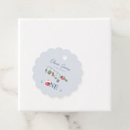 O-fish-ally one魚釣り1st boy birthday フェイバータグ