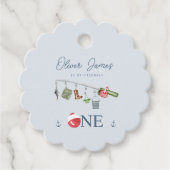 O-fish-ally one魚釣り1st boy birthday フェイバータグ (正面)