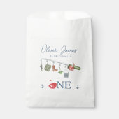 O-fish-ally one魚釣り1st boy birthday フェイバーバッグ (正面)