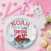 O-fish-ally One、ビッグワンのための魚釣り ペーパープレート (パーティー)