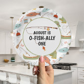 O-Fish-Ally One フィッシング 子供の1歳の誕生日 ペーパープレート