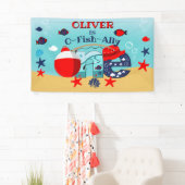 O-fish-ally One |私が大きい |最初の誕生日 横断幕 (インサイチュ)