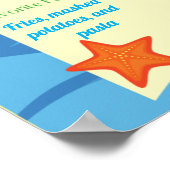 O-Fish-ally One 1 Birthday Milestoneポスター ポスター (角)