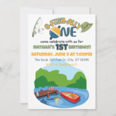 O-FISH-ALLY-ONE birthday party 招待状 (正面)