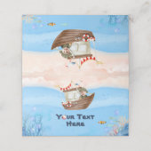 O-fish-ally One Fishing 1st Birthday プレイスカード (外部開封)