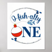 O-fish-ally One Fishing Boy First Birthday Ofishal ポスター (正面)