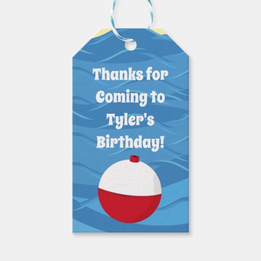 O-Fish-ally One Party Favoritesラベル ギフトタグ (正面)