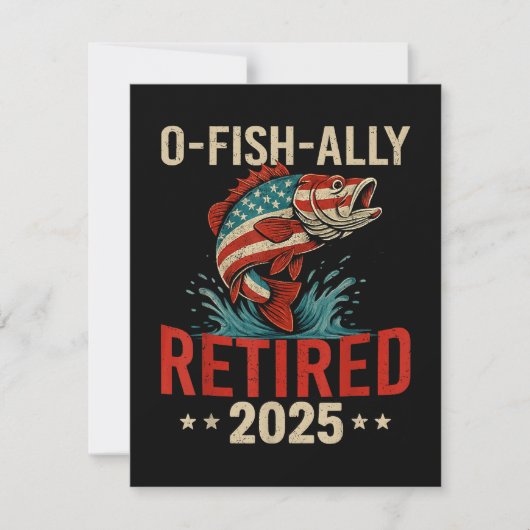 O-Fish-Ally Retired 2025 Fisherman Retirement  シーズンカード (正面)