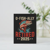 O-Fish-Ally Retired 2025 Fisherman Retirement  シーズンポストカード (スタンド正面)
