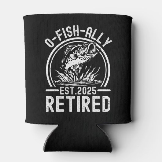 O-Fish-Ally Retired 2025 - Funny Fishing 缶クーラー (裏面)