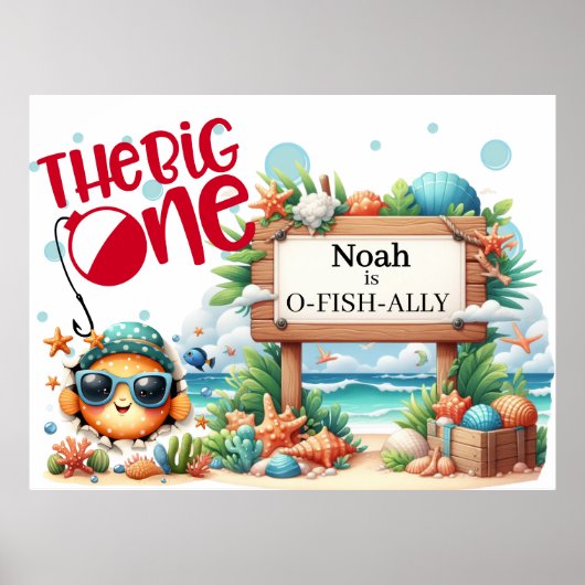  O-Fish-Ally The Big One Fishing Birthday   ポスター (正面)