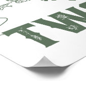 O-fish-ally Two Birthday Decorations 2nd Birthday  ポスター (角)