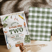 O-Fish-Ally Two Birthday Invitation 招待状