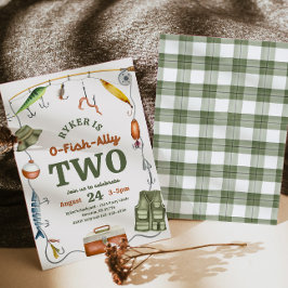 O-Fish-Ally Two Birthday Invitation 招待状