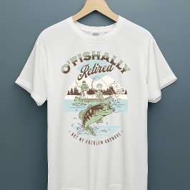 O-Fishallyの退職した魚釣り Tシャツ