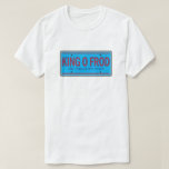O Frod Funny王のナンバープレートのレトロのグラフィック Tシャツ<br><div class="desc">90s 10代のなTVショーによってインスパイアレトロの"O Frod王"のナンバープレートのデザイン。 90年代の大衆文化のファンのため。</div>
