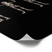 O-h-i-o州スケルトンラバーオハイオハイオHalloween Men Wo ポスター (角)