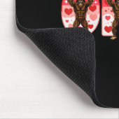 O-h-i-o Funny Bigfoot Ohio In Midwestern Valentine マウスパッド (コーナー)