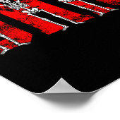 O-h-i-o Funny Skeletons Ohio In Midwestern Valenti ポスター (角)