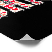 O-h-i-o Funny Skeletons Ohio In Midwestern Valenti ポスター (角)