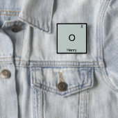 O - Henry おもしろ化学元素記号Tシャツ 缶バッジ (インサイチュ)