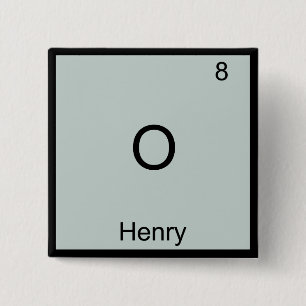 O - Henry おもしろ化学元素記号Tシャツ 缶バッジ