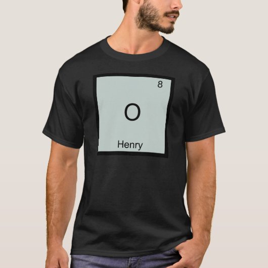 O - Henry おもしろ化学元素記号Tシャツ Tシャツ (正面)