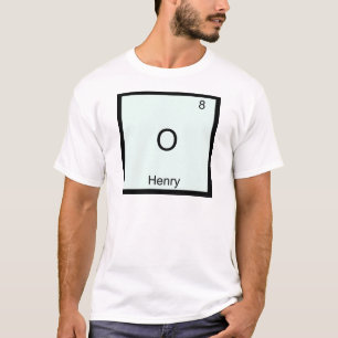 O - Henry 風 楽しい化学元素シンボルTシャツ Tシャツ