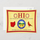 O-HI-O Ruthi赤abitosunshine ポストカード (正面/裏面)