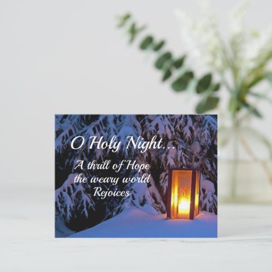 「O Holy Night」愛され続けるクリスマスソング シーズンポストカード (スタンド正面)
