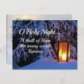 「O Holy Night」愛され続けるクリスマスソング シーズンポストカード (正面/裏面)