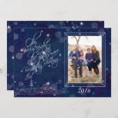 O Holy Night 5x7フォトカードテンプレート シーズンカード (正面/裏面)