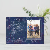 O Holy Night 5x7フォトカードテンプレート シーズンカード (スタンド正面)