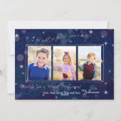 O Holy Night 5x7フォトカードテンプレート シーズンカード (裏面)