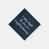 O Holy Night Christmas Song Sky Of Stars スタンダードカクテルナプキン (角)