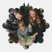 O Holy Night Hand Letter Photo オーナメントカード (裏面)