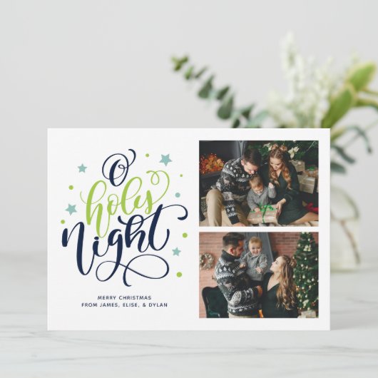 O Holy Night Hand Letter Photo シーズンカード (スタンド正面)