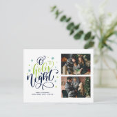 O Holy Night Hand Letteredフォトギャラリー シーズンポストカード (スタンド正面)