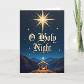 O Holy Night – Star Over Bethlehem カード (正面)