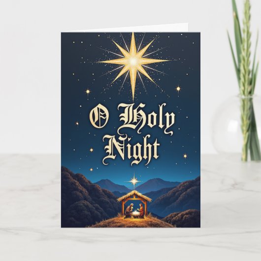 O Holy Night – Star Over Bethlehem カード (正面)