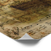 O Holy Night, Vintage Christmas ポスター (角)