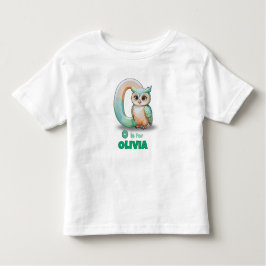 O is for Olivia - Custom Toddler T-Shirt トドラーTシャツ