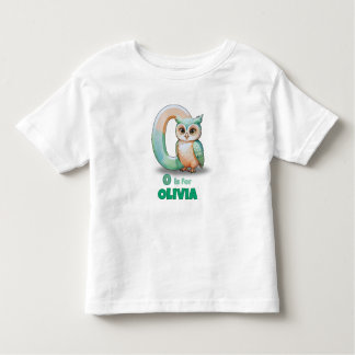 O is for Olivia - Custom Toddler T-Shirt トドラーTシャツ