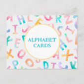 O is for Orange - Alphabet Flash Card ポストカード (裏面)