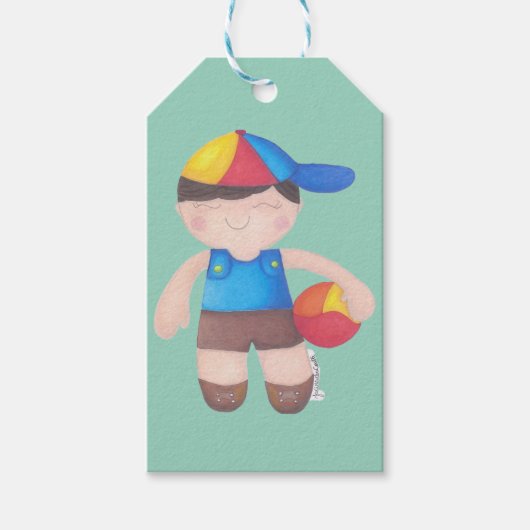 O Menino de Boné e a Bola ギフトタグ (正面)