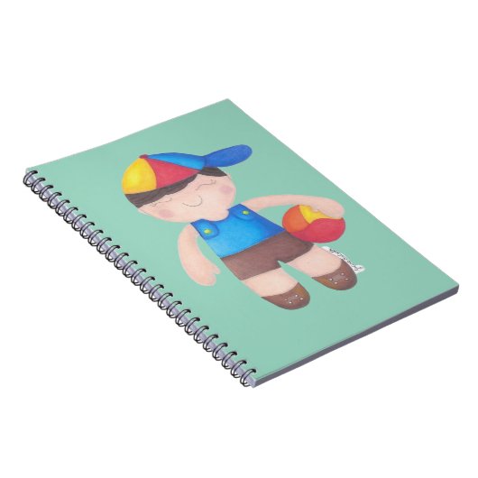 O Menino de Boné e a Bola ノートブック (右側)
