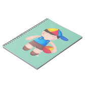 O Menino de Boné e a Bola ノートブック (左側)