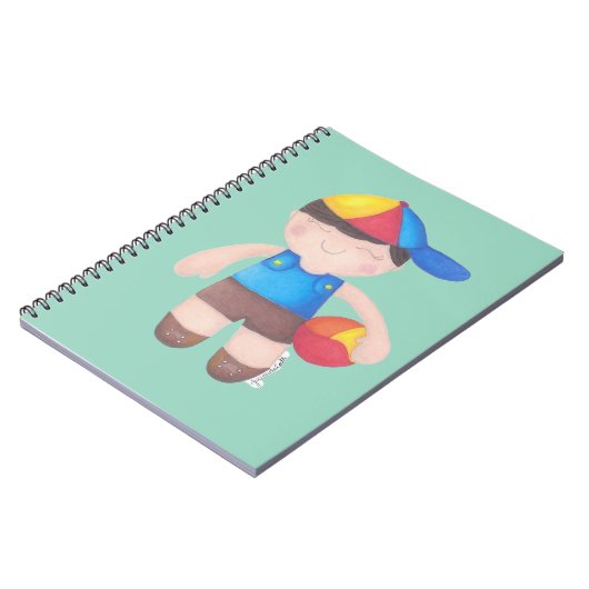 O Menino de Boné e a Bola ノートブック (左側)